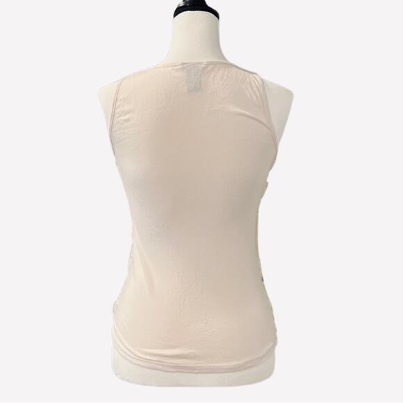 Ann Taylor Women's Tulle Floral Tank Top Size XSP - Picture 2 of 4